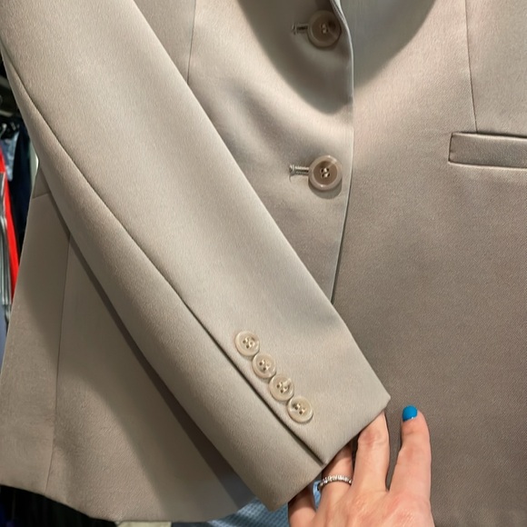 J. Crew Super 120's Aubrey Wool Blazer Women's Size 2 Tan - Picture 3 of 3